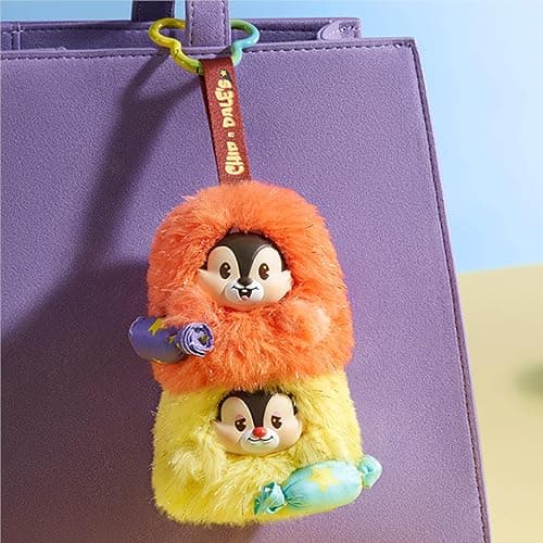 MINISO Disney Mickey Mouse Family Candy Series Keychain Blind Box Plush- Bag Charm Collectible, Holiday Birthday Surprise Gift for Friends and Family, Single Box thumbnail 5