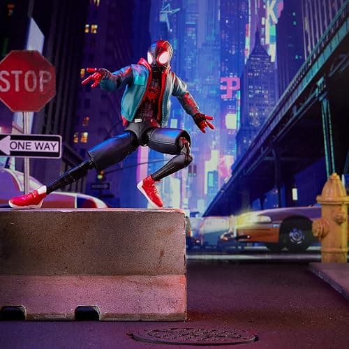 Hasbro Marvel Legends Series Spider-Man: Into The Spider-Verse Miles Morales 6-inch Collectible Action Figure Toy thumbnail 8