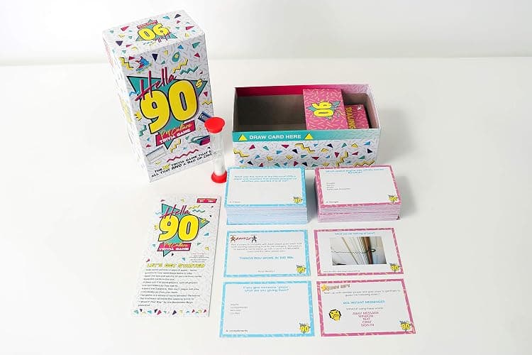 Buffalo Games Hella 90's - Pop Culture Trivia Game Brown thumbnail 2