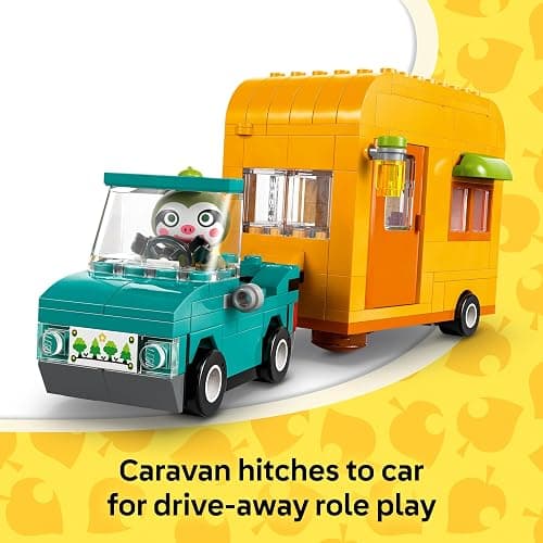 LEGO Animal Crossing Leif's Caravan & Garden Shop Building Toy - Gift for Birthdays - Animal Crossing Toy Figure and Playset for Kids, Girls and Boys, Ages 7+ - 77054 thumbnail 4