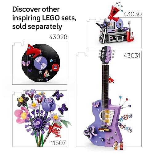 LEGO Editions Olivia Rodrigo's Concert Moon 43029 | Set for 14+ Year Old Girls & Boys, Record Player Model with Vinyl, 1 Minifigure, Room Decor, Music Gift Idea, 670 Pieces thumbnail 9