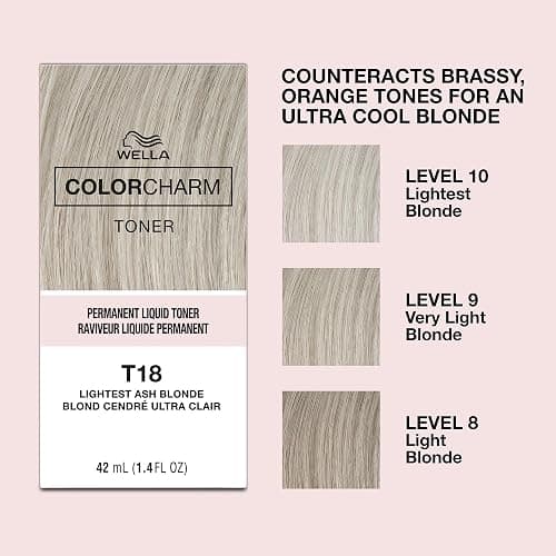 COLORCHARM Permanent Liquid Hair Toners | Neutralize Brass | Healthy-Looking Blondes Tones | Vegan & Free of Parabens thumbnail 4
