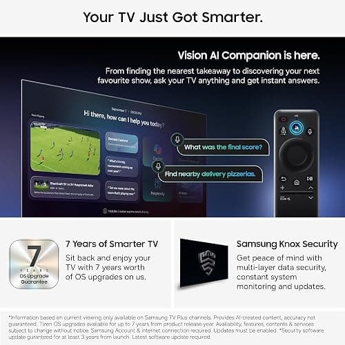Samsung Smart TV 55-Inch U7020H Crystal UHD 4K TV, HDR10+, Motion Xcelerator, Dynamic Sound Pack, Gaming Hub, Knox Security, Vision AI Companion [2026] thumbnail 5