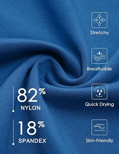 UMIPUBO Tummy Control One Piece Swimsuit for Women Square Neck Ruffled Sleeves White Trim Bathing Suit thumbnail 7