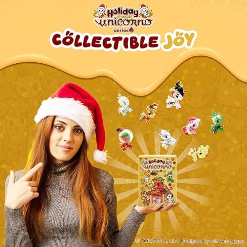 tokidoki - Holiday Unicorno Series 3 Blind Box – Collectible Mystery Figure – Cute Miniatures – Surprise Gift for Kids & Collectors – Random Unicorn Collectibles - 8 Pack thumbnail 6