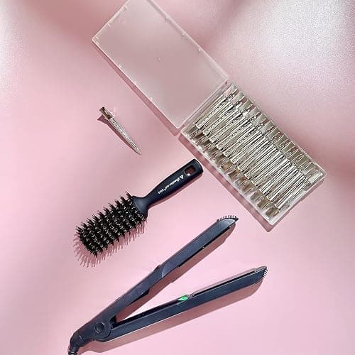 HiJeaton 24Pcs Metal Duck Billed Hair Clips for Women Styling Sectioning, Silver Hair Pins for Long Hair, Alligator Curl Loc Clips for Thick Hair Roller, Salon, Bows DIY thumbnail 4