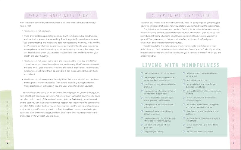 Mindfulness Workbook for Teens: Exercises and Tools to Handle Stress, Find Focus, and Thrive (Health and Wellness Workbooks for Teens) thumbnail 6