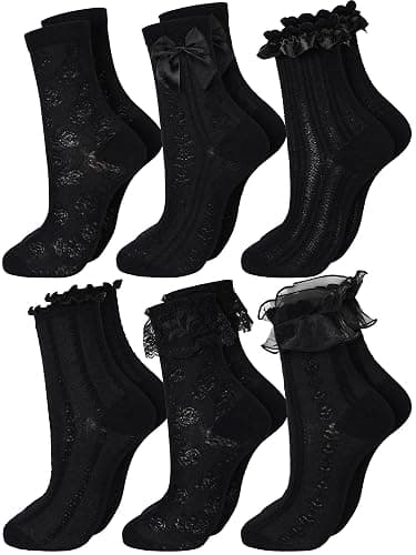 Fourluoo Lace Socks - Image 1