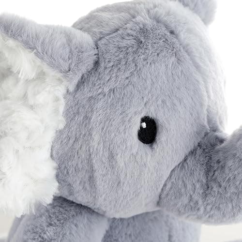 The Peanutshell Plush Elephant Stuffed Animal - 10 inch - Baby Safe - Machine Washable - Soft Elephant Baby Toys, Newborn Infant Toddler, Plushies for Boys Girls, Stuffies, Jungle Safari Nursery thumbnail 6