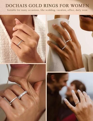 Silver Stackable Rings thumbnail 4
