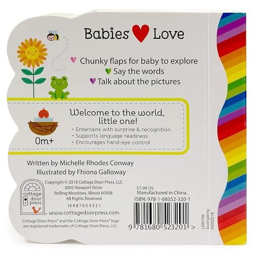 Babies Love Colors - A First Lift-a-Flap Board Book for Babies and Toddlers Learning about Colors thumbnail 7