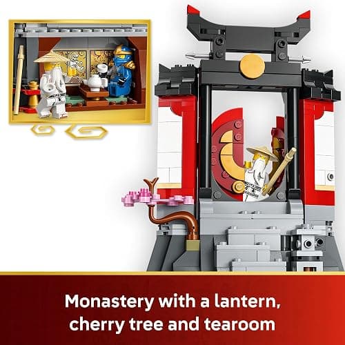 LEGO NINJAGO Ninja Character Display 15th Anniversary Building Toy for Kids, Ages 14+ - Ninja Playset W/Elemental Master of Lightning + 7 Minifigures - Gift Idea for Teen Boys & Girls - 71866 thumbnail 3