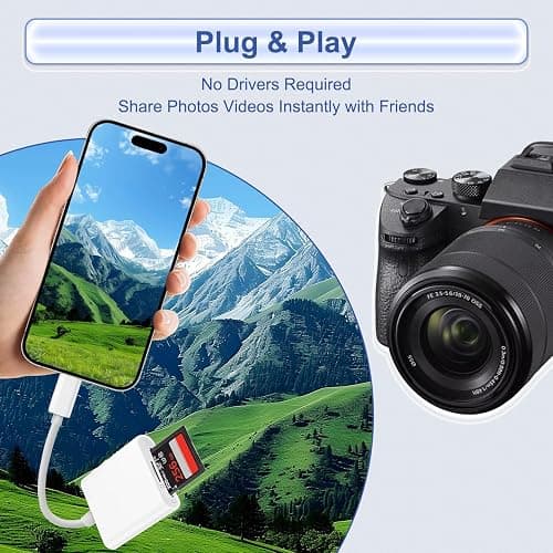 SD Kartenleser USB C für iPhone 17/16/15, 2 in 1 USB C auf SD/Micro SD Card Reader Kartenlesegerät Typ C Speicherkartenleser Adapter für iPad Pro/Air, Samsung Galaxy Serie,Laptop und mehr Typ C-Geräte thumbnail 6