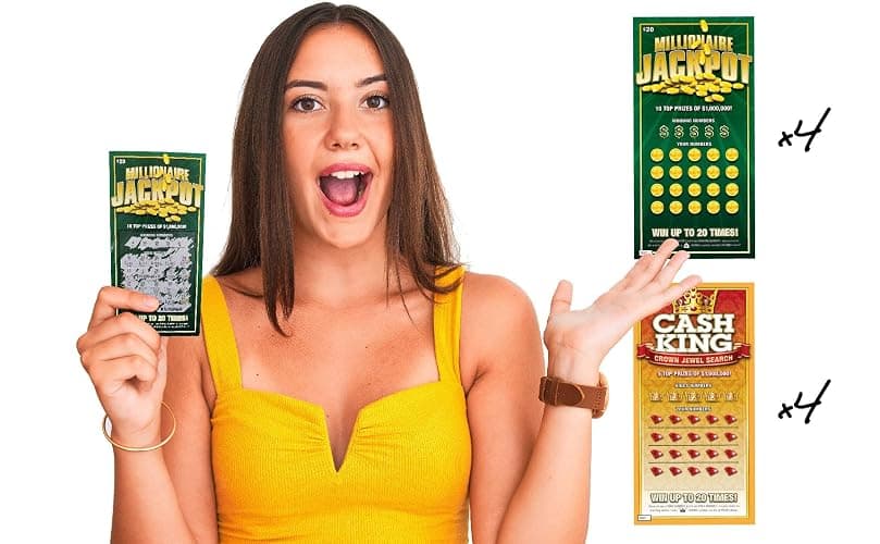 Prank Lottery Tickets and Scratch Cards Look Real - $1 Million Winning Ticket Gag Set thumbnail 5