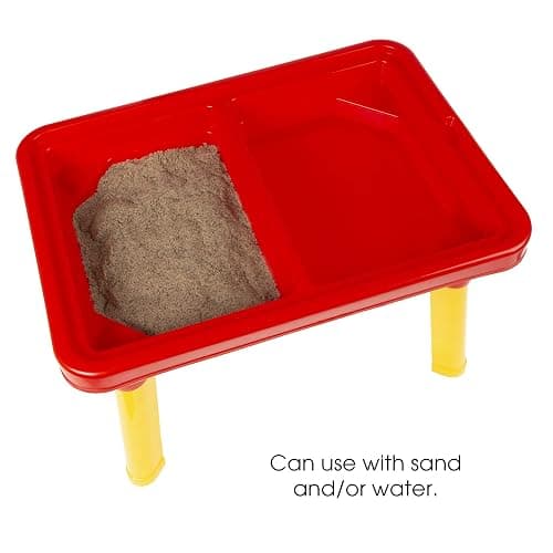 HEY! PLAY! Water Table with Lid and Toys - Playset with 2 Sensory Bins for Sand or Water - Toddler Activity Set for Beach, Backyard or Classroom thumbnail 3