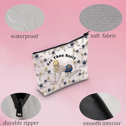 MNIGIU Withers Makeup Bag Withers Fan Gift BG3 Merch Art Thou Nasty Quote Gift (Art Thou Nasty Bag) thumbnail 3