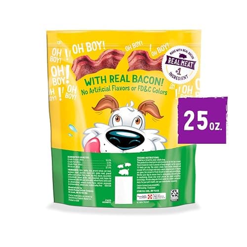 Purina Beggin' Fun Size Dog Treats, Original with Bacon, 25 oz Pouch | Big bacony flavor in a soft, easy-to-chew texture, with real meat as the first ingredient and no artificial flavors thumbnail 9