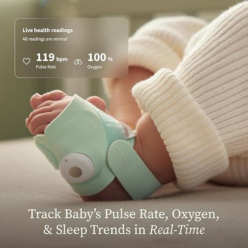 Owlet Dream Duo – FDA-Cleared Smart Baby Monitor with Sock & HD Video Cam 2K HD Video, Cry & Motion Alerts, Temp Monitoring thumbnail 4