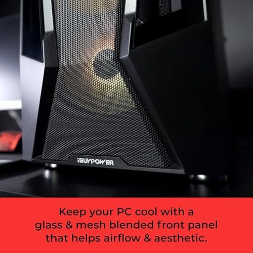 iBUYPOWER Trace Mesh Gaming PC Desktop Computer Intel Core i7 14700F CPU, NVIDIA GeForce RTX 4060 8GB GPU, 32GB DDR5 RGB 5600MHz RAM, 2TB NVMe SSD, Windows 11 Home Advanced,Keyboard,Mouse - TMI7N4601 thumbnail 4