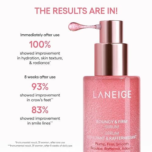 LANEIGE Bouncy and Firm Sleeping Mask: Revitalize, Smooth, Peony & Collagen Complex, Barrier-Boosting Hydration thumbnail 6