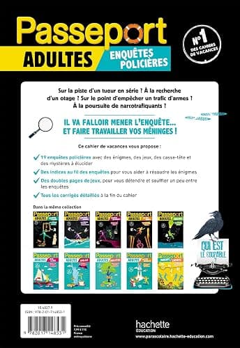 Passeport Adultes - Enquêtes policières - Cahier de vacances 2025 thumbnail 2