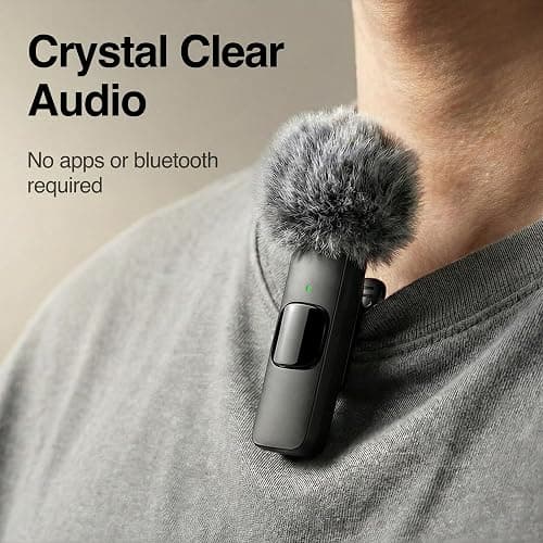 Mini Mic Pro (Latest Model – #1 Microphone for iPhone & Android, Wireless Mini Microphone, Clear Voice, Noise Cancelling, Lavalier Mic for TikTok, YouTube & Interviews thumbnail 2