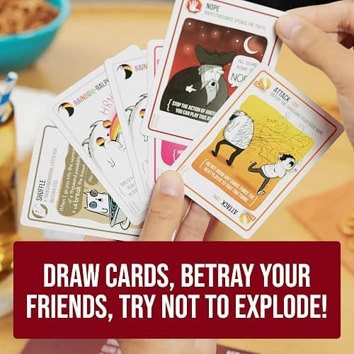 Exploding Kittens: A Card Game About Kittens and Explosions and Sometimes Goats - ENGLISH VERSION thumbnail 4