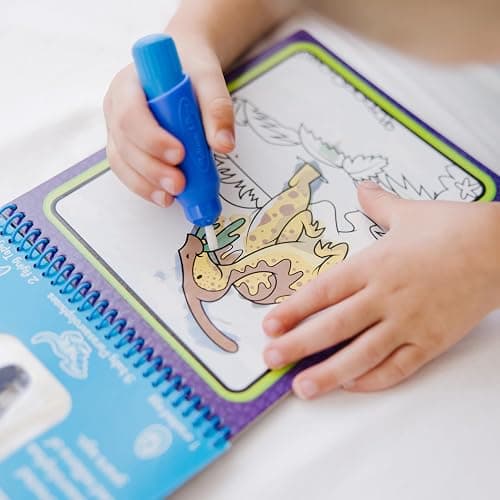 Melissa & Doug On The Go Water Wow! Reusable Water-Reveal Activity Pad – Dinosaurs - Dinosaurs thumbnail 7