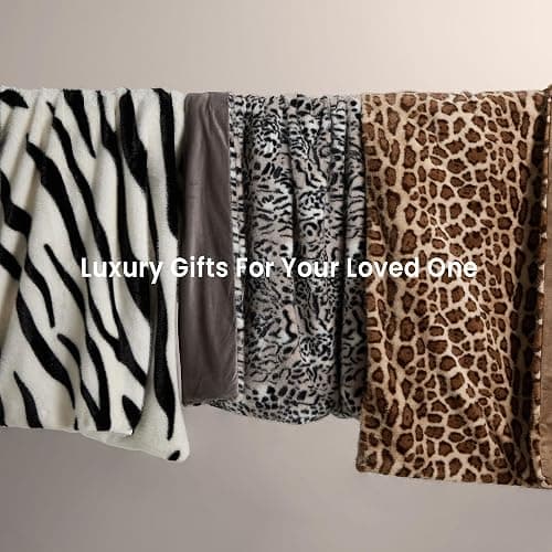 blunique Luxury Faux Fur Heated Blanket Electric Throw - Tiger Print Ultra Soft Thick Warm Heated Blanket, 6 Heating Levels & 12 Hours Auto-Off, ETL Certified, Washable, Luxurious Gifts, 50''x60'' thumbnail 8