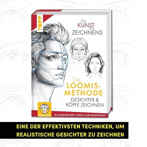 Die Kunst des Zeichnens. Die Loomis-Methode. Gesichter & Köpfe zeichnen: Mit zahlreichen Videos zum Download thumbnail 2