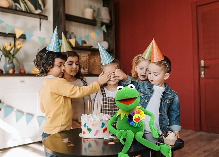 Kermit Frogs Hand Puppet, Frog Plush,The Muppets Show, Soft Frog Puppet Doll Suitable for Role Play -Green, 24 Inches thumbnail 4