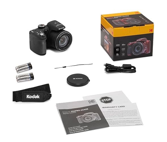 KODAK PIXPRO AZ405-BK 20MP Digital Camera 40X Optical Zoom 24mm Wide Angle Lens Optical Image Stabilization 1080P Full HD Video 3" LCD Vlogging Camera (Black) thumbnail 9