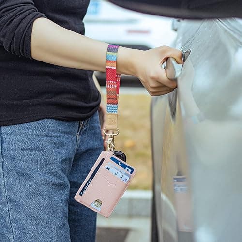 EcoVision Cute Keychain Lanyards for Keys, Wristlet Key lanyard for Women, Badge Lanyards Strap with 2 keyrings thumbnail 7