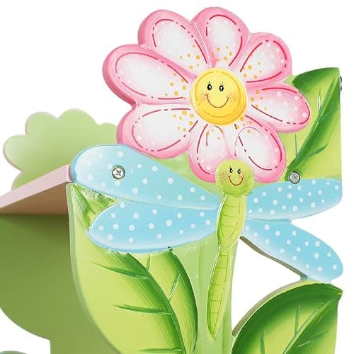 Fantasy Fields Magic Garden Kids 3-Tier Bookshelf & Drawer, Multi thumbnail 8