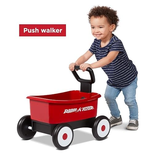 Radio Flyer Push & Pull Walker Wagon, 2-in-1 Wagon, Ages 1-4, Red Walker Toy - My 1st Wagon thumbnail 7