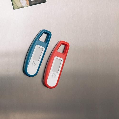 Lavatools Javelin® Ultra-Fast 3-Second Digital Instant Read Meat Thermometer for Grill and Cooking, 2.75" Probe, Compact Foldable Design, Large Display, IP65 Water Resistant, NSF Certified – Milk thumbnail 4