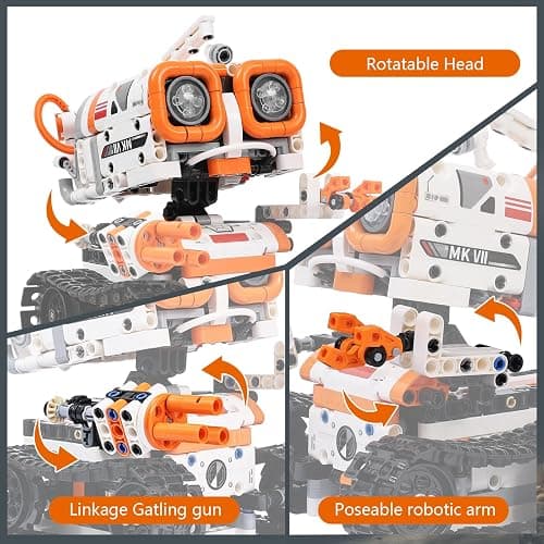 Kyanio STEM Robotics Kits for Kids Ages 8-12 8-14 Year Old, 3 in 1 Remote/APP Control & Programming Robot Building Set, Toy Coding Science Projects, Birthday Gift Ideas for 8 9 10 11 12+ Boys & Girls thumbnail 5