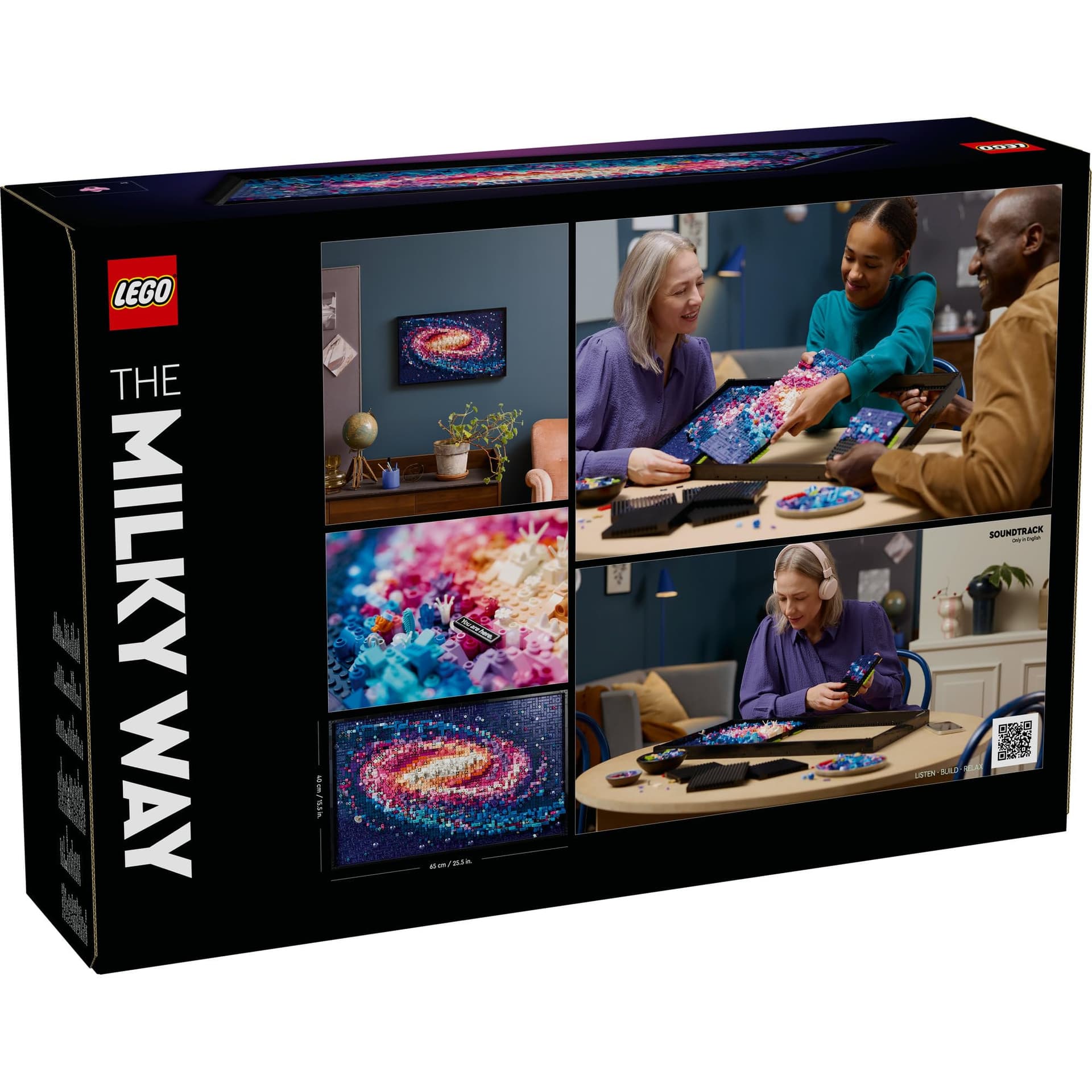 LEGO Art The Milky Way Galaxy Space Set for Adults, Relaxing Arts & Crafts Puzzle Activity for Astronomy and Design Lovers, Home or Office Wall Décor Idea for Men & Women 31212 thumbnail 11