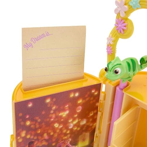 Disney Store Official Tangled Light-Up Lantern & Stationery Set - Includes Cute Notebook & Pen- Featuring Rapunzel, Flynn, & Pascal - Diary Fit for a Princess - Journal Notebook - Toys for Kids thumbnail 7