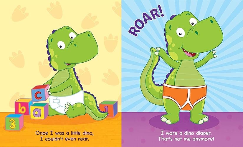 Dino Potty: Fun & Encouraging Potty Training Book for Toddlers – Easy Rhymes & Colorful Pictures – Perfect for Ages 2+ – Start Potty Training Today thumbnail 3