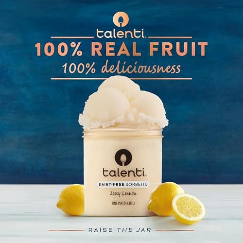 Talenti Dairy-Free Sorbetto Zesty Lemon for Your Next Indulgence, with Real Lemon in Each Jar, 1 pint thumbnail 7