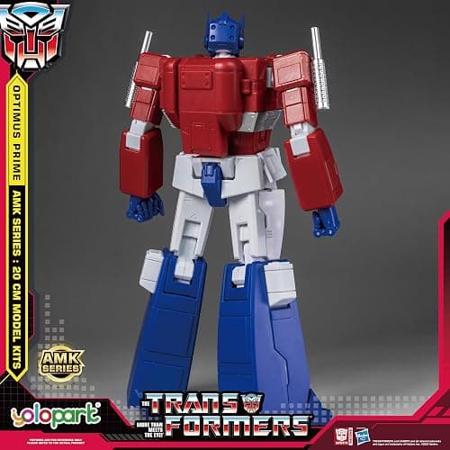YOLOPARK Optimus Prime Transformer Toys,AMK Series 7.87 Inch Highly Articulated Transformers G1 Action Figures with Weaponry for Adults Boys Girls,No Converting thumbnail 9