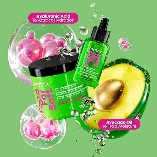 Matrix Multi-Use Hair Oil Serum for All Dry Hair, Hydrating Leave-In Treatment With Avocado Oil, Food for Soft, 50 ml thumbnail 11