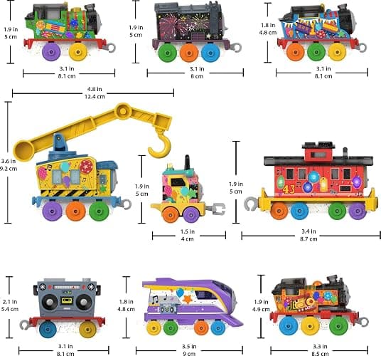 Thomas & Friends Toy Trains Gift Set Thomas’ 7 Days of Surprises, 10-Piece Diecast Vehicles with Cargo for Kids Ages 3+ Years (Amazon Exclusive) thumbnail 2