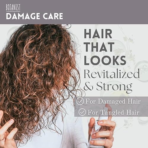BOTANIST Natural Shampoo and Conditioner Set, Hair Repair Shampoo and Conditioner by Keratin, Collagen, Jojoba& Argan Oil, Moisturizing Shampoo in Japan, Silicone & Sulfate Free 31.7 Fl Oz DAMAGE CARE thumbnail 2