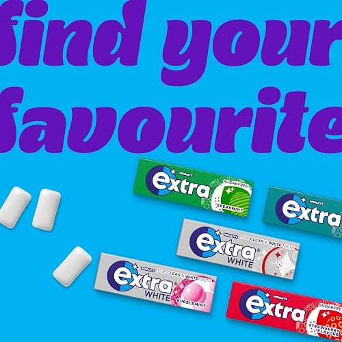 Wrigley's Extra Chewing Gum, Spearmint Flavour, 46 pieces, Sugar Free Chewing Gum Bottle with Xylitol thumbnail 8