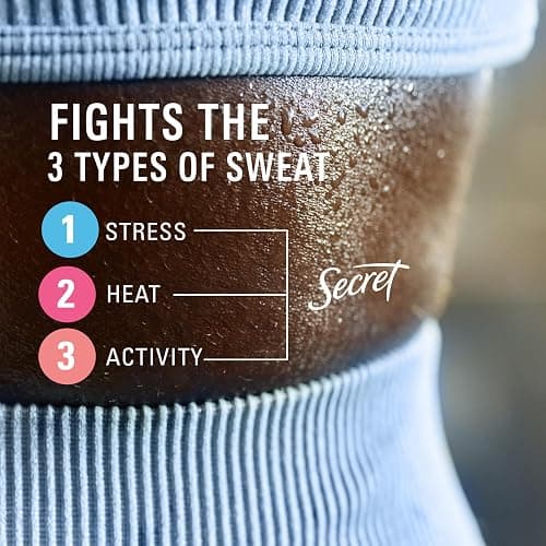 Secret Clinical Strength Antiperspirant Deodorant for Women, 100hr Sweat & Odor Protection, 3X Stress Protection with Hyaluronic Acid, PH Balanced, Invisible Solid, Completely Clean Scent, 0.5 oz thumbnail 2