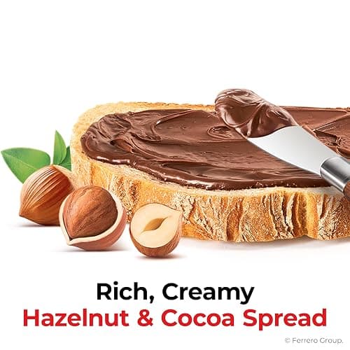 Nutella Hazelnut Spread with Cocoa, Creamy Hazelnut Spread, Breakfast Favorite, 2.2 lbs Jar thumbnail 3