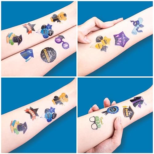 120 PCS Happy Graduation Grad Congrats Pre-Cut Temporary Tattoos for Kids | Super Cute Themed Birthday Party Favors, Supplies, Decorations, Fake Tattoo Stickers, School Rewards & Gifts Boys & Girls thumbnail 6