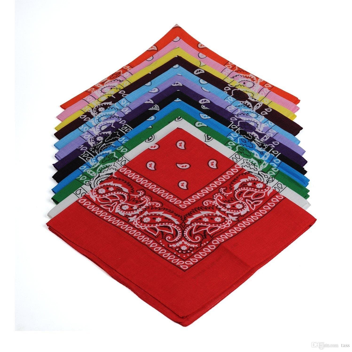 100% Cotton 1pcs, 6pcs or 12pcs Pack Bandanas with Original Paisley Pattern Colour of Choice Headwear/Hair thumbnail 7
